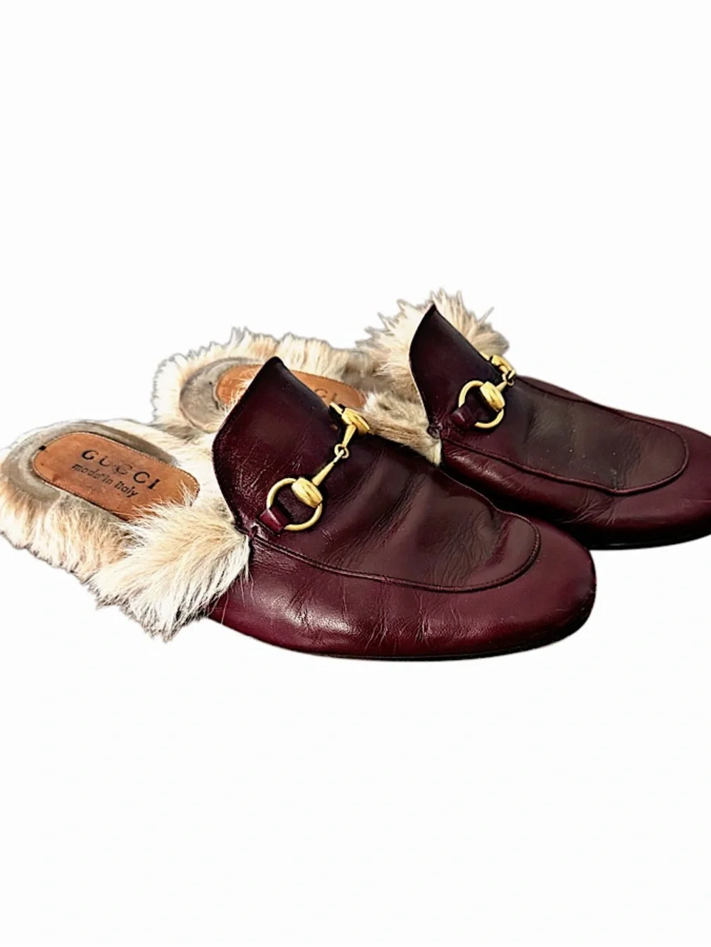 Authentic Gucci Princetown Horsebit Leather Mules